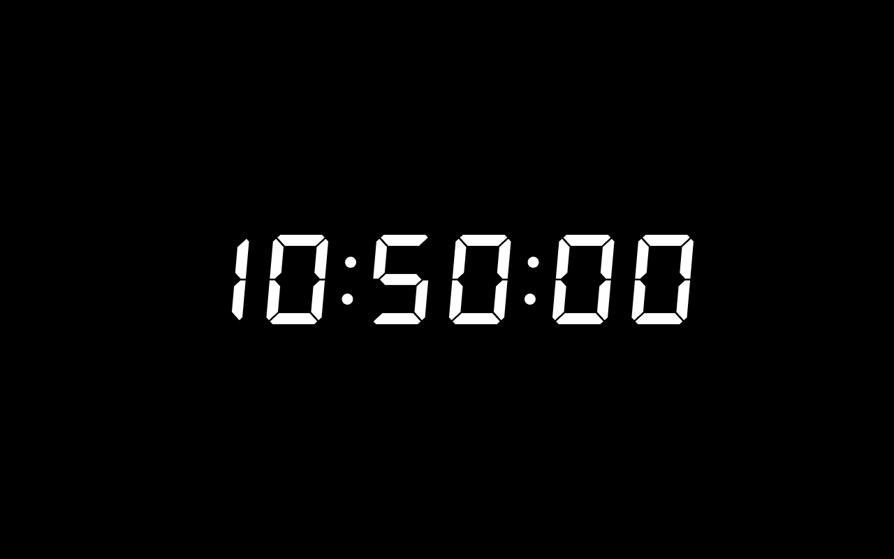 DigitalClock.live digital clock web interface