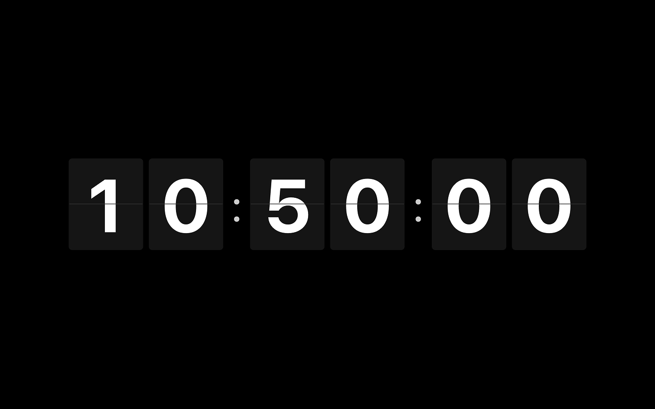 DigitalClock.live flip clock web interface